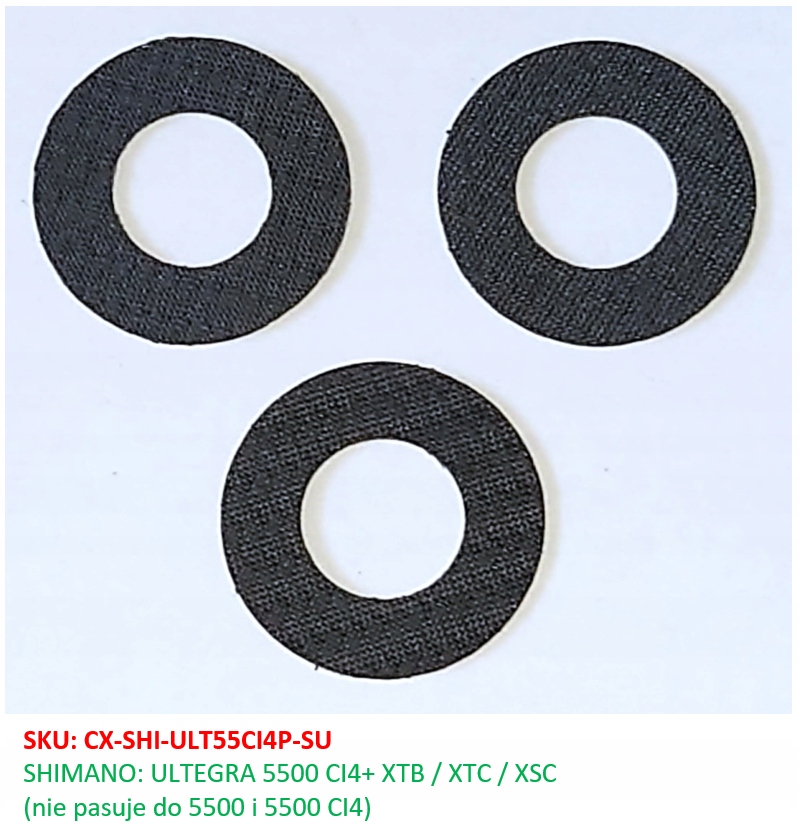 HAMULEC TARCZKI CARBONTEX DO ULTEGRA 5500 CI4+