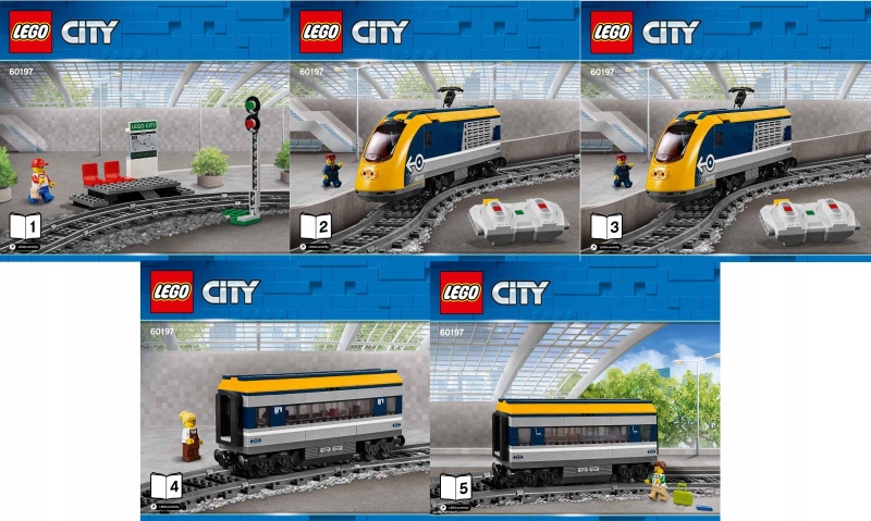 

Lego Instrukcja Pociąg pasażerski 60197