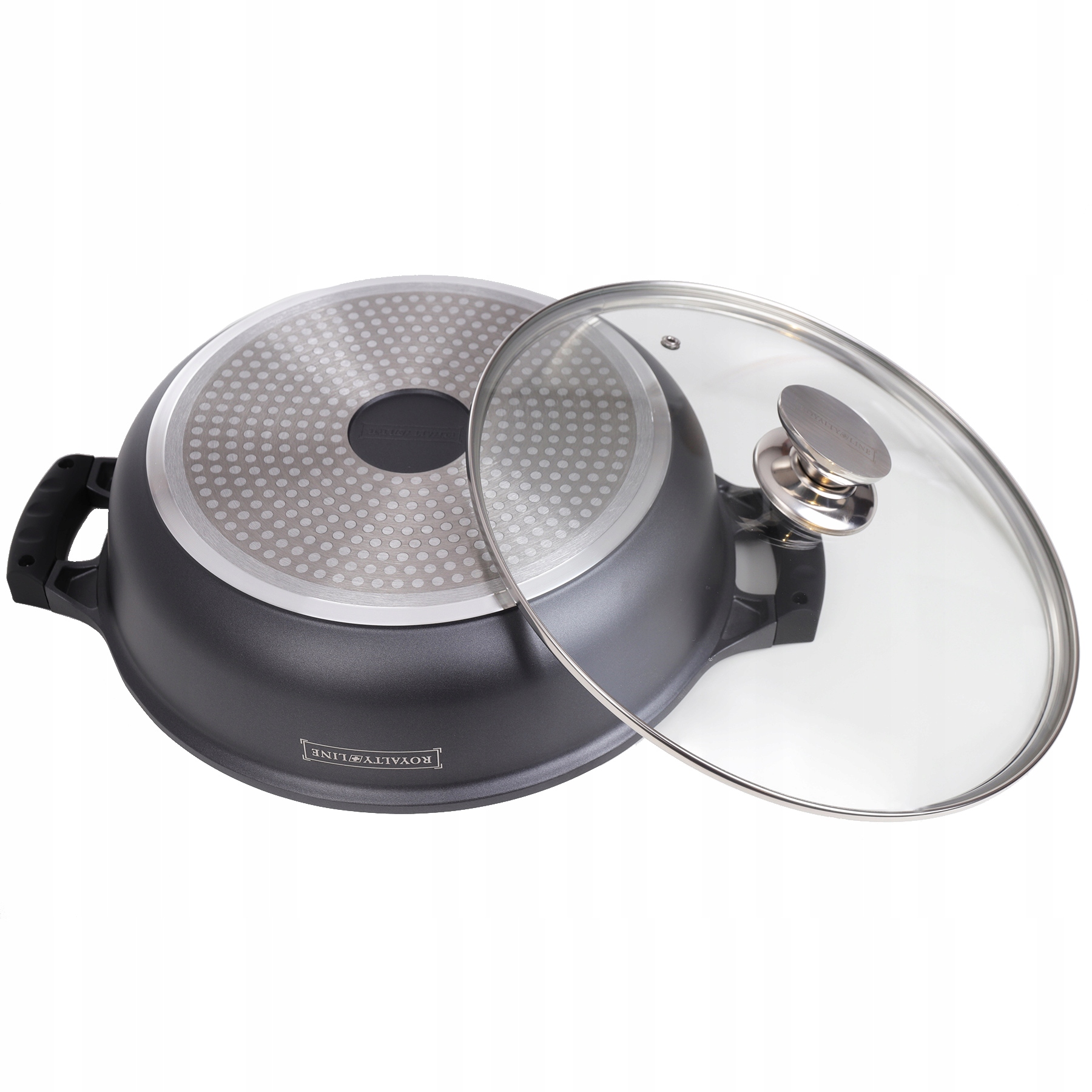 Garnek brytfanka patelnia marmurowa 5,5L 32 cm Typ powłoki marmurowa