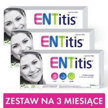 ENTitis, pastylki do ssania 3+, mięa, 30pastylek