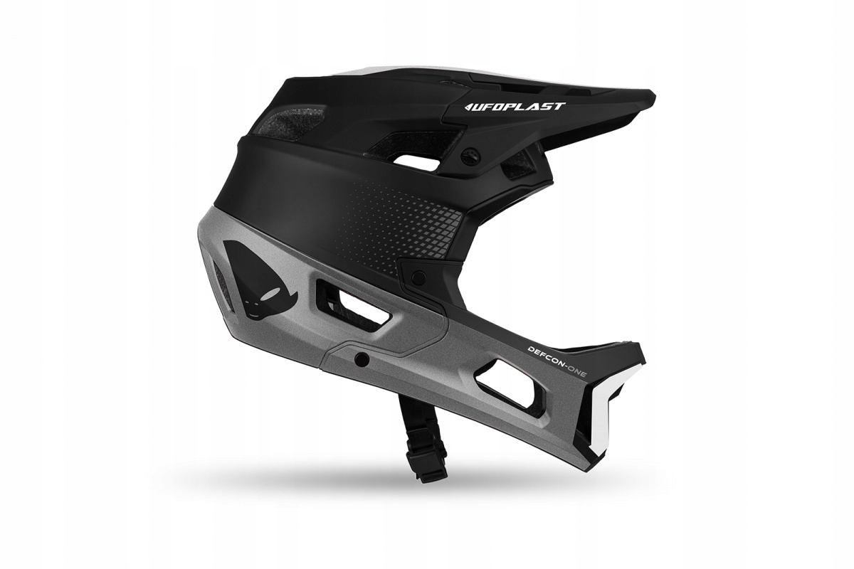 Ufo Kask Rowerowy Mtb E-bike Defcon-one Full Face Czarny/szary Rozmiar L