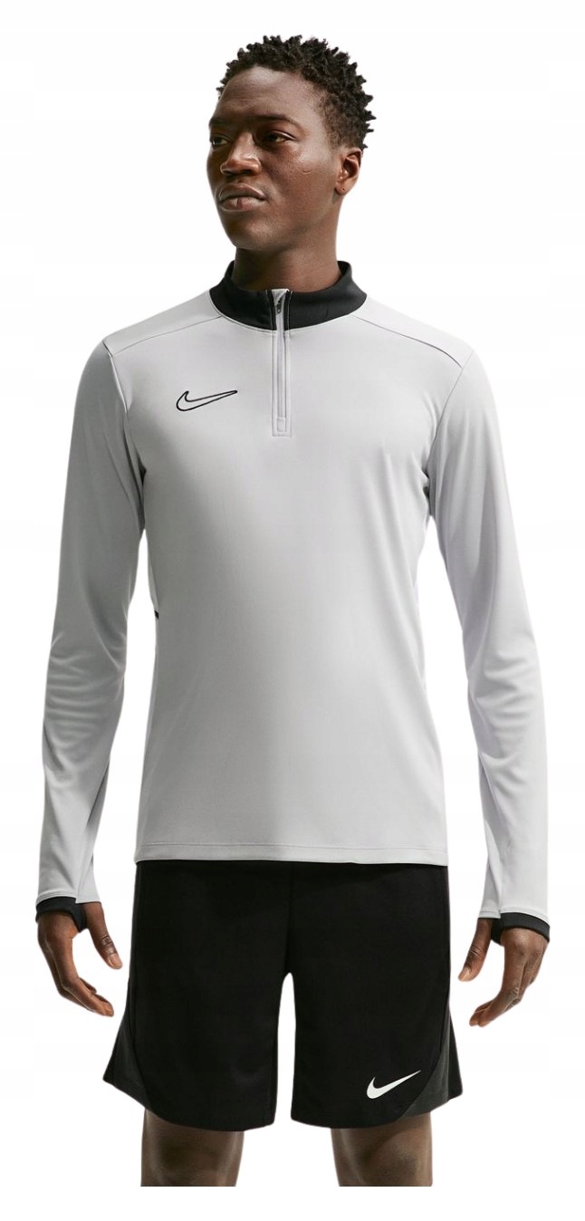 Mikina Nike Team Dri-fit Academy 25 Drill Top šedá FZ9767 012 vel. S