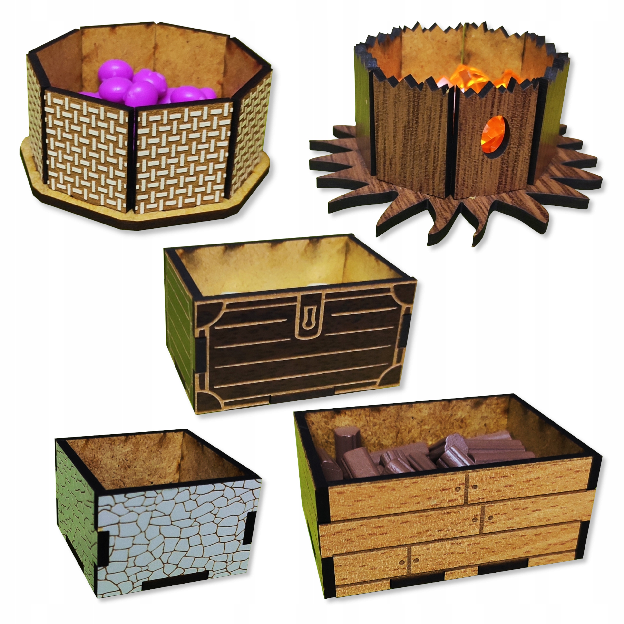 

Everdell: Pojemniki na surowce