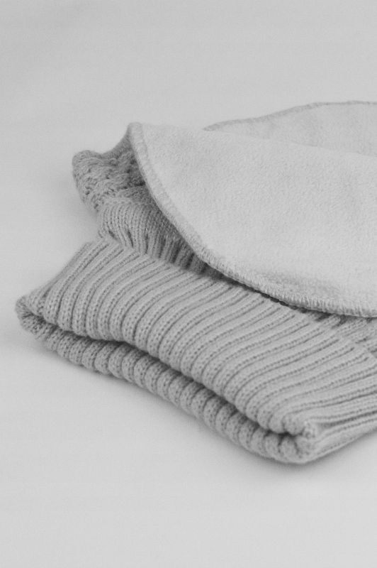 KOMIN ZIMOWY GOLF DWUWARSTWOWY OCIEPLANY POLAREM WARKOCZ szary 3-8 V019C Marka Noviti