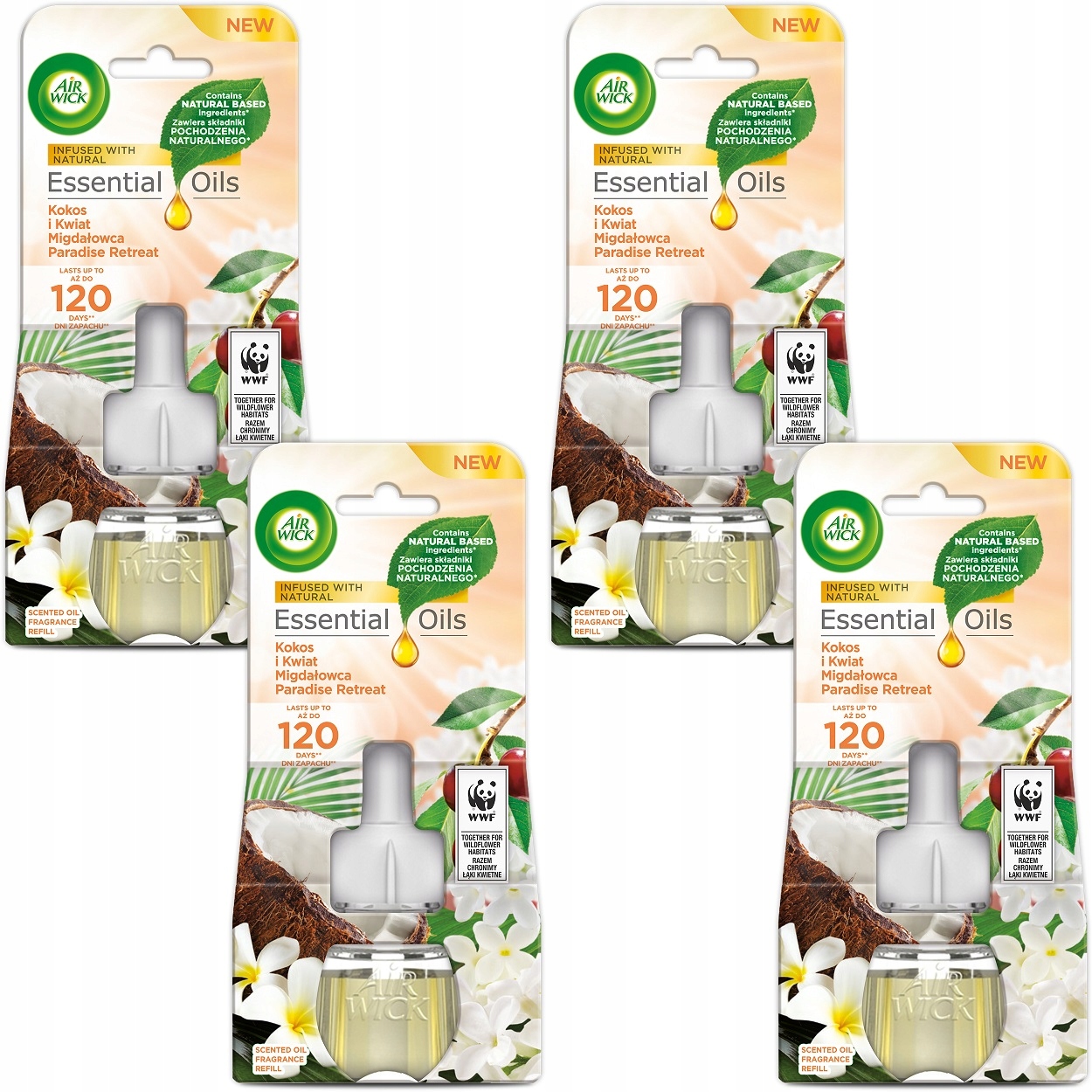 

Air Wick Odświeżacz Elek Kok i Kwi 4*19ml Zapas