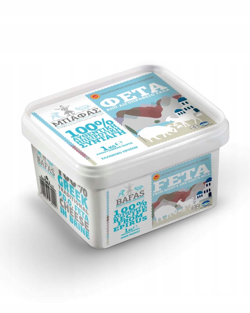 Originální řecký sýr feta Bafas 1 kg