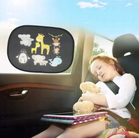 2X OSŁONA PRZECIWSŁONECZNA OKNA SAMOCHODU MAŁPKA Producent inny