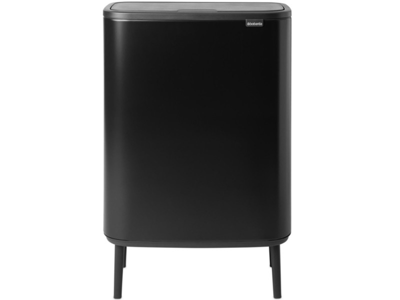 Kosz na śmieci Brabantia 130625 Bo Touch Bin Hi 2 x 30L Czarny