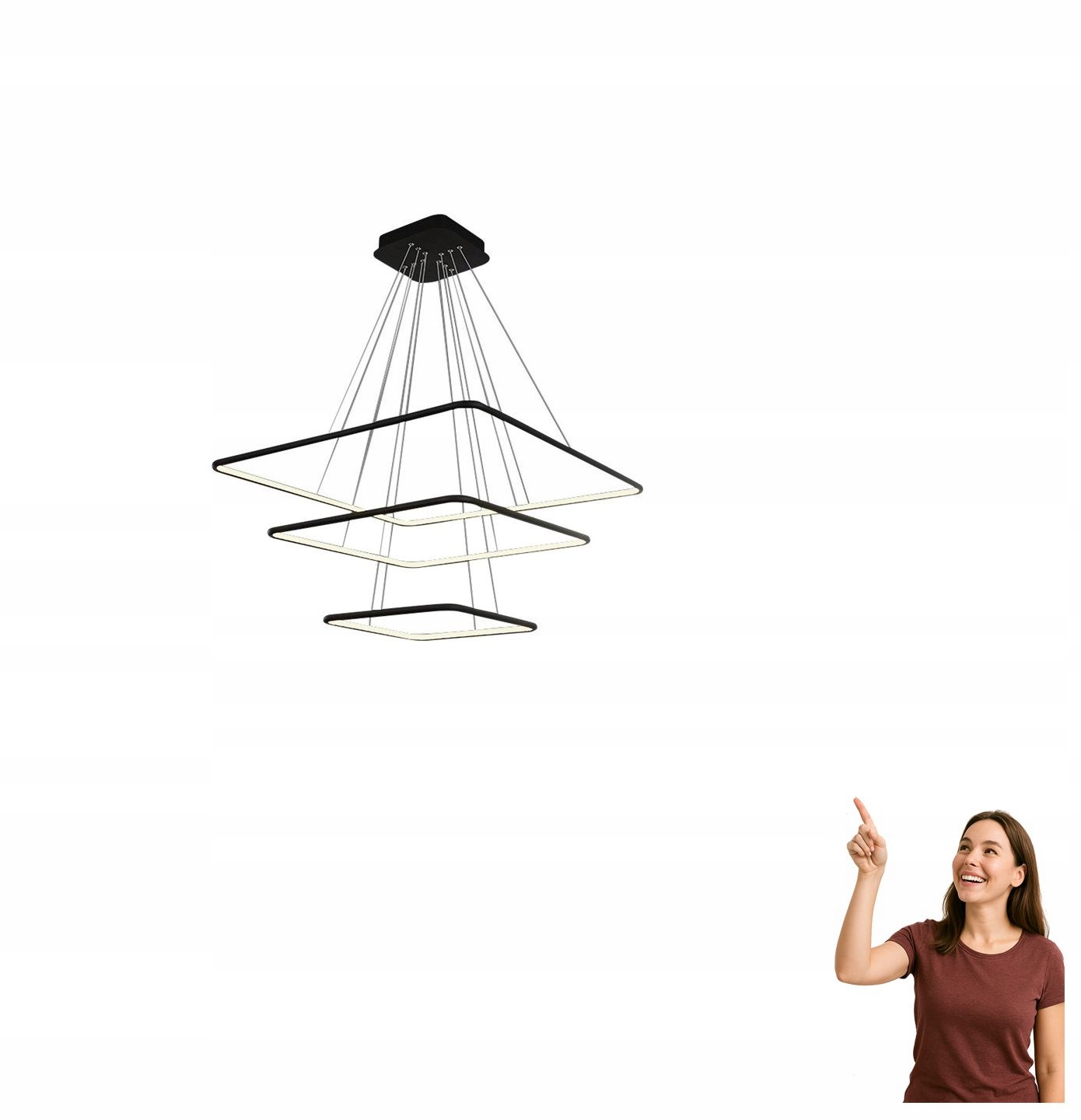 Led závesná lampa 117W Nix ML519 Milagro