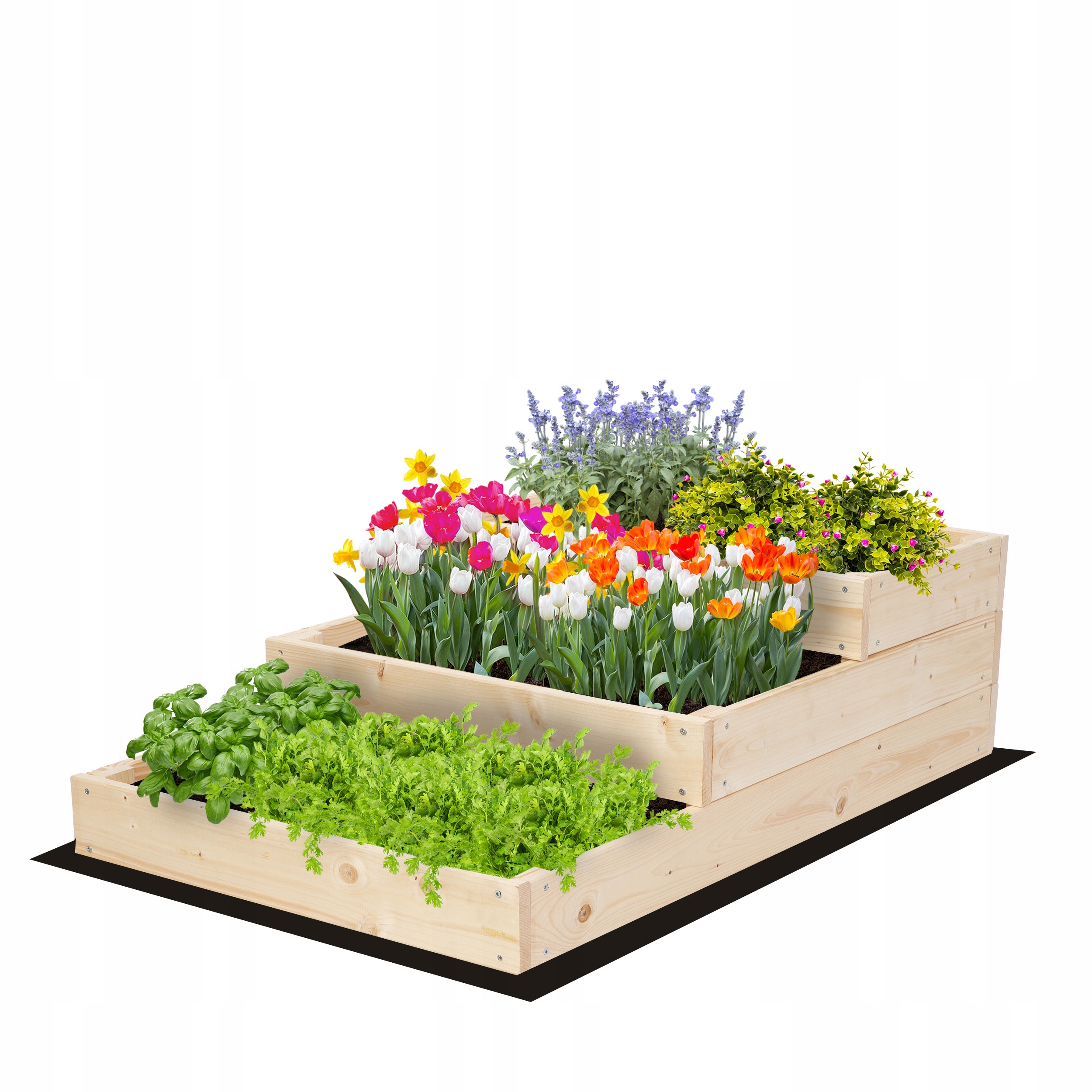 Skrzynia drewniana warzywniak inspekt drewniany 27x60x90 GRATISY ECO Stan opakowania oryginalne