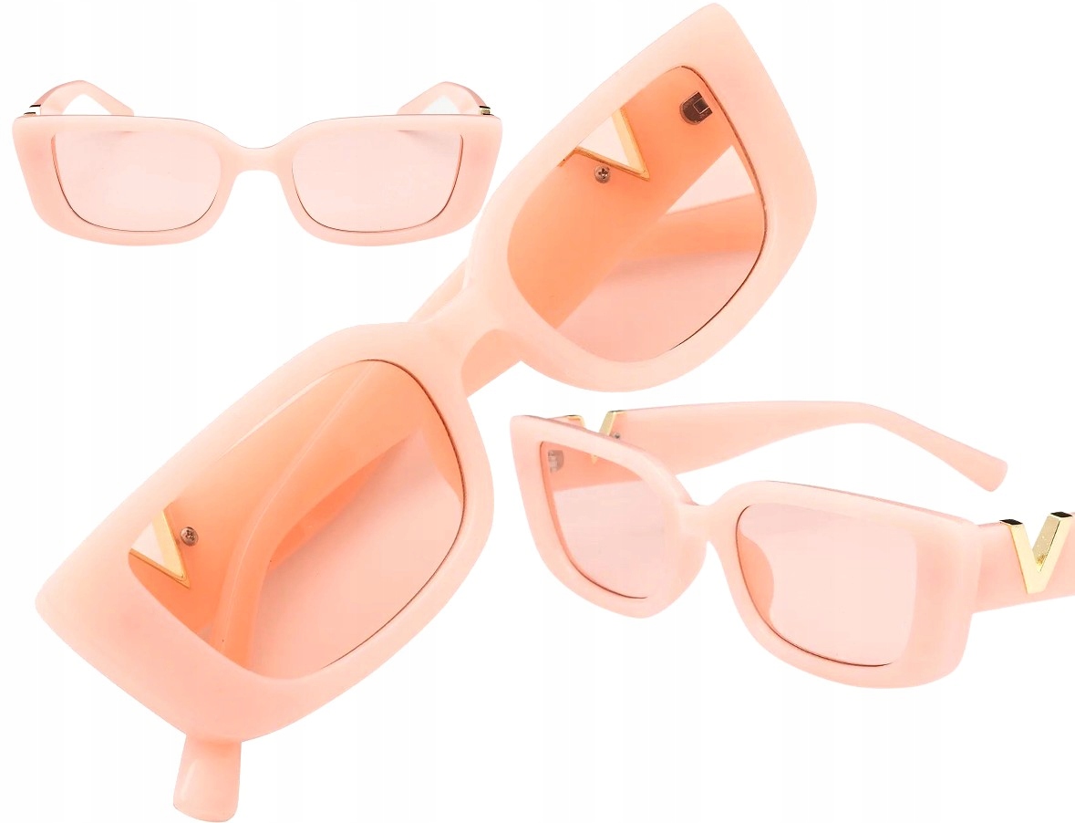 

Przeciwsłoneczne Okulary Prostokątne Kobiece retro