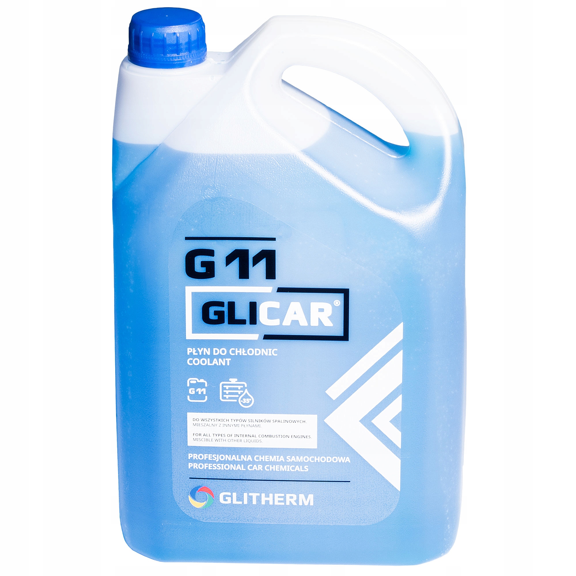 Płyn do chłodnicy Glicar G11 niebieski 5l do -35°C Polski Producent