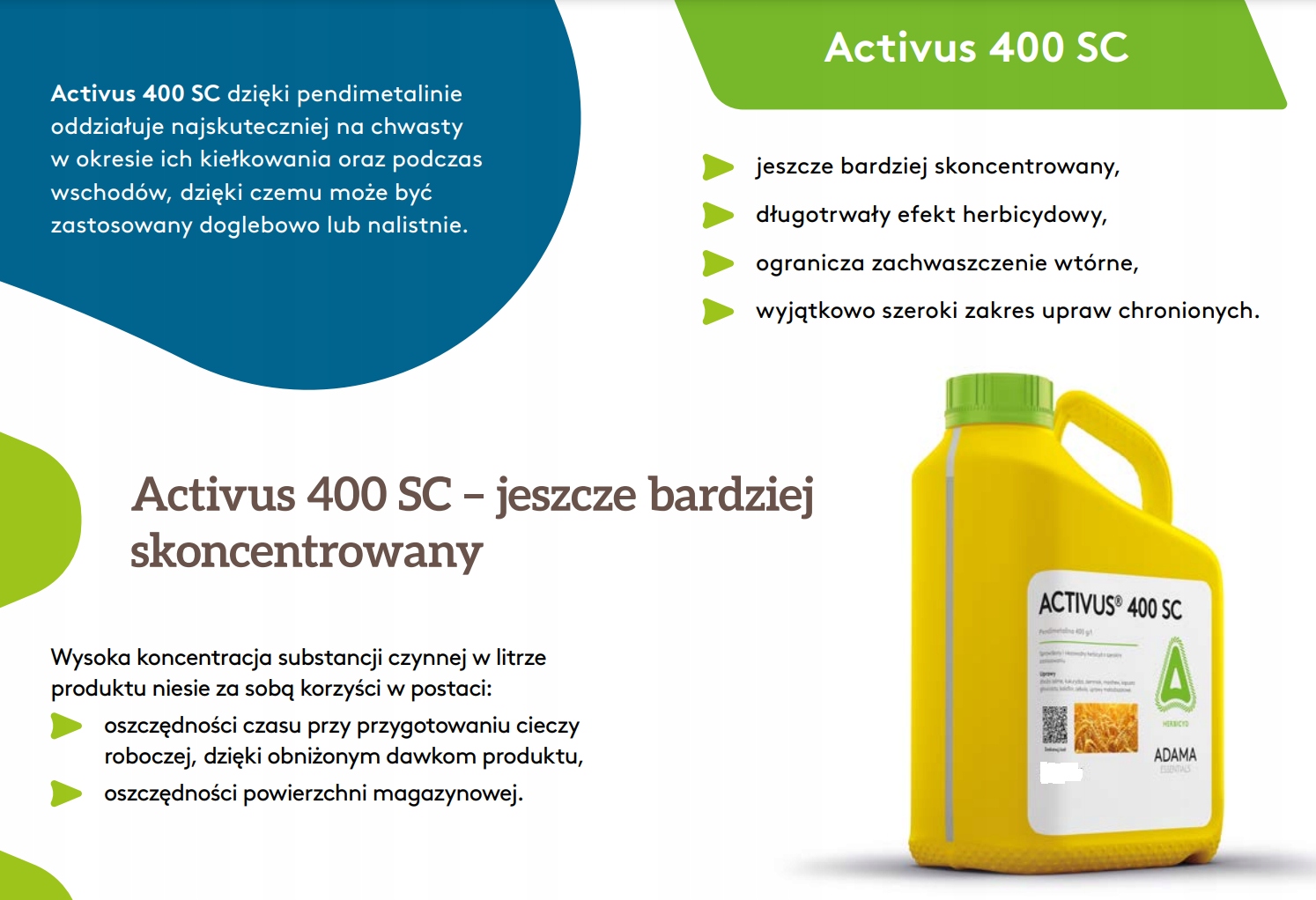 ACTIVUS 400 SC 1L - Adama | Sklep EMPIK.COM