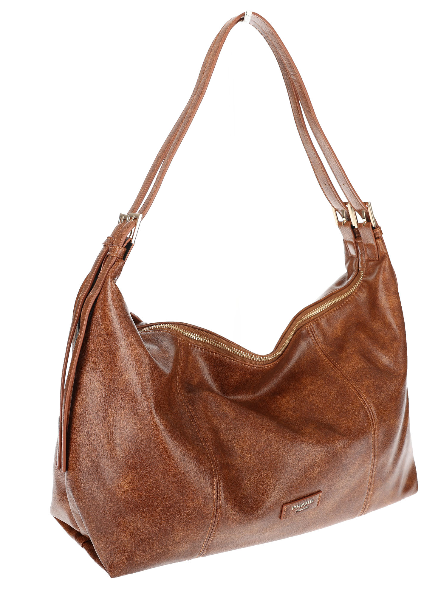 Dámská shopper kabelka A4 elegantní velká módní taška do práce PJ272 Hnědá