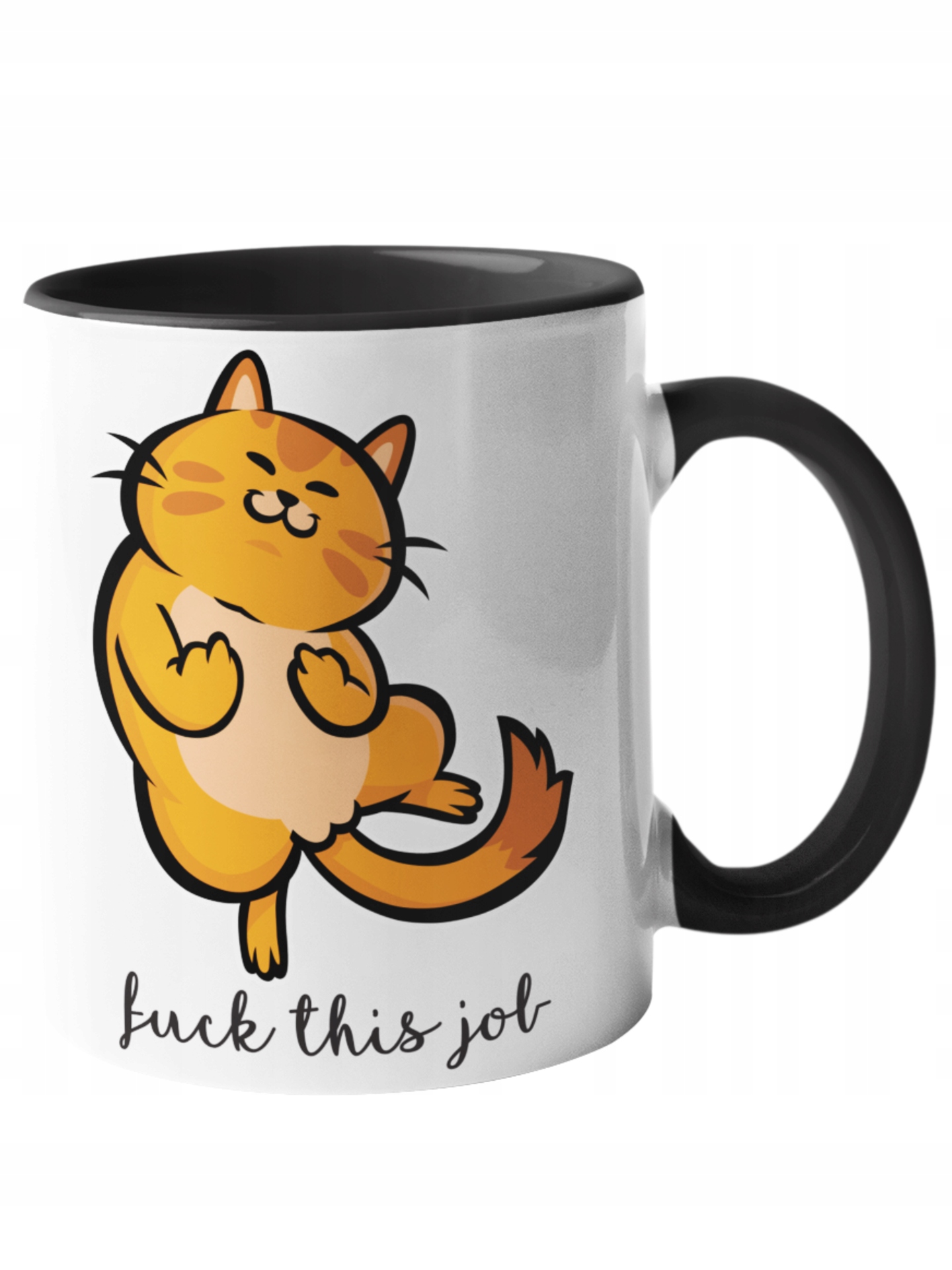 

Kubek Czarny Fuck this job pożegnanie