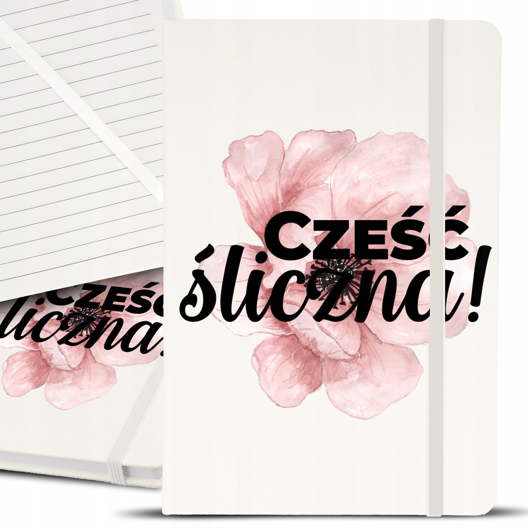 Notes Notatnik Bujo A5 Biały CZEŚĆ ŚLICZNA Wzory