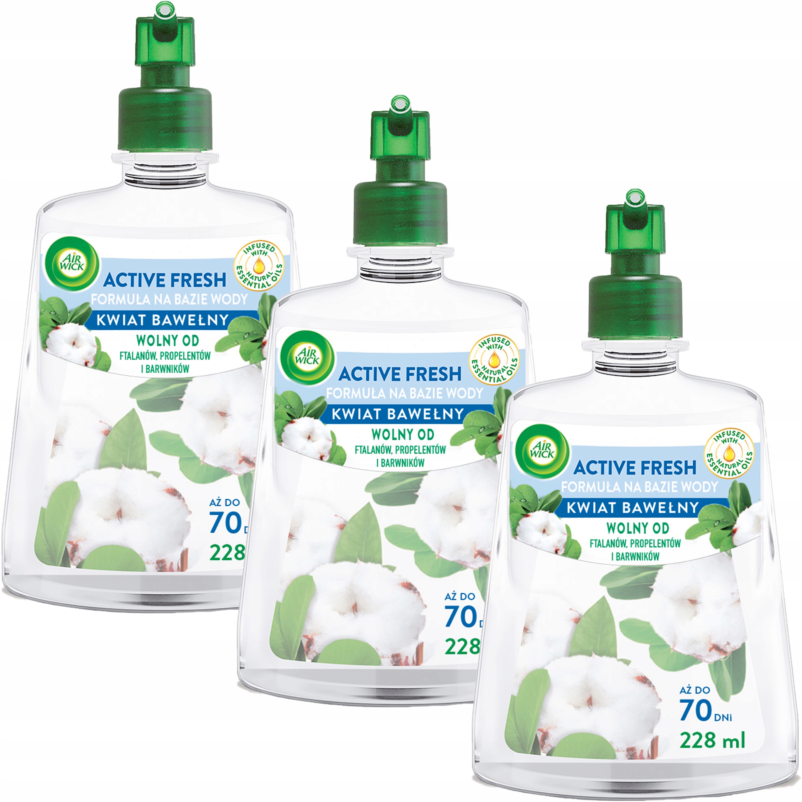 

Air Wick Active Fresh Odświeżacz powietrza Wkład*3