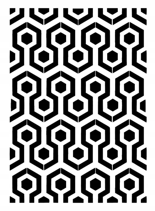 Malířská šablona na omítky 92 cm Architektonický beton Omítka