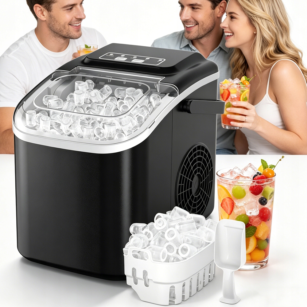 Výrobník Ledu S Přehledným Okénkem A Systémem Indikátorů