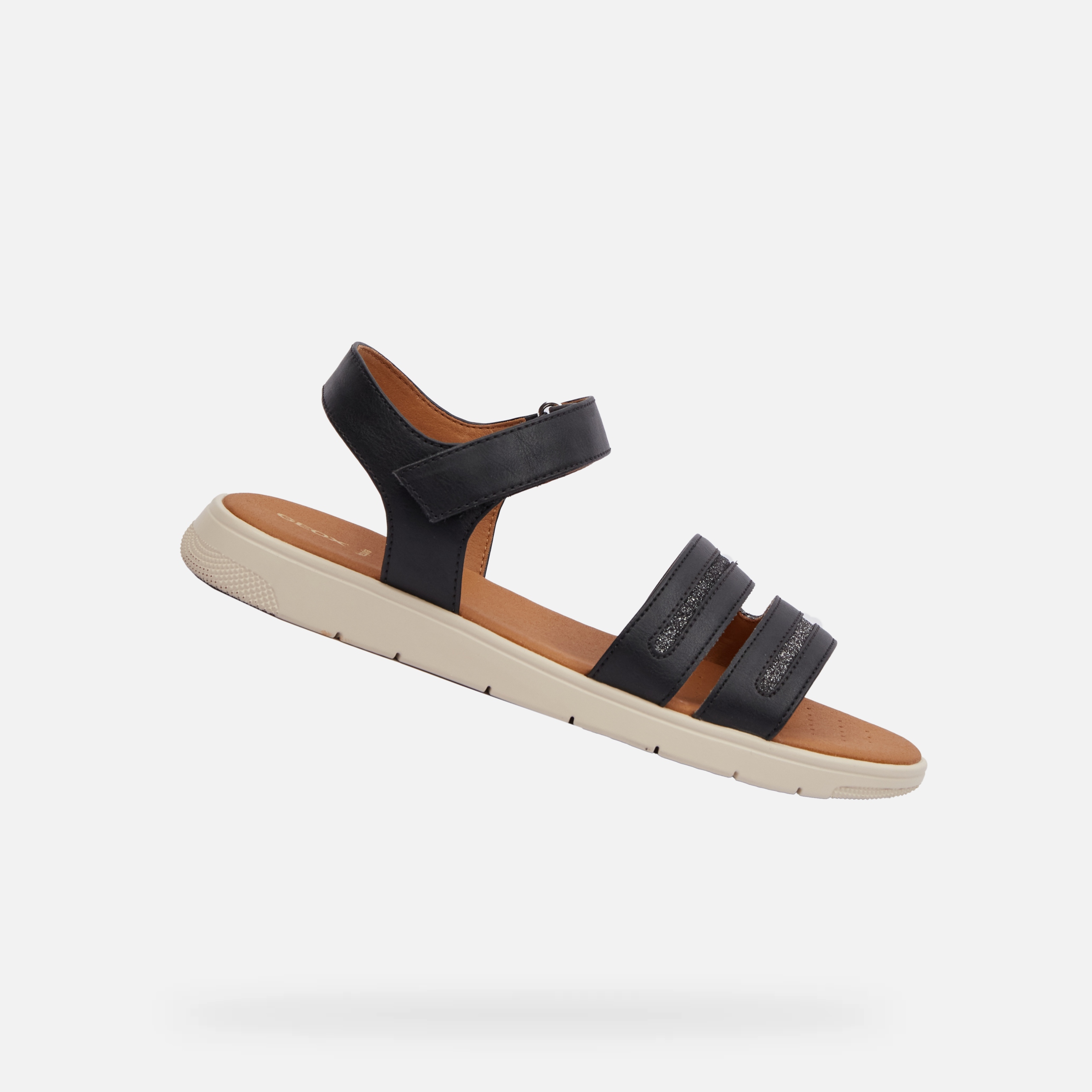 Geox Černé dámské sandály Geox Dandra