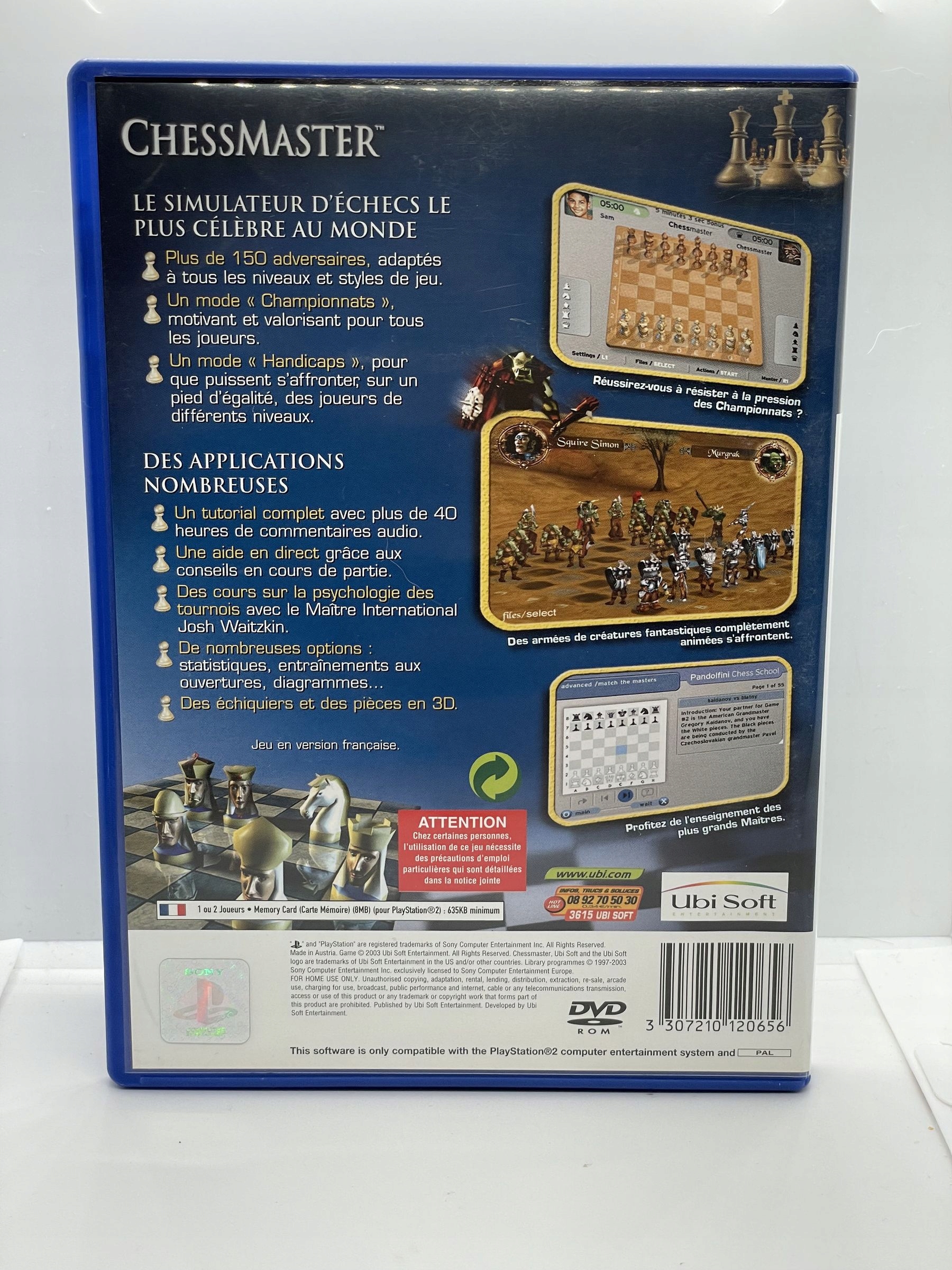 Gra Chessmaster PS2 (FR) Tematyka logiczne