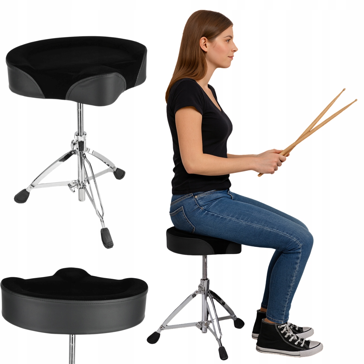 Bicí Stolička Motocyklové Sedátko Pro Bicí Stolička Bubeníka