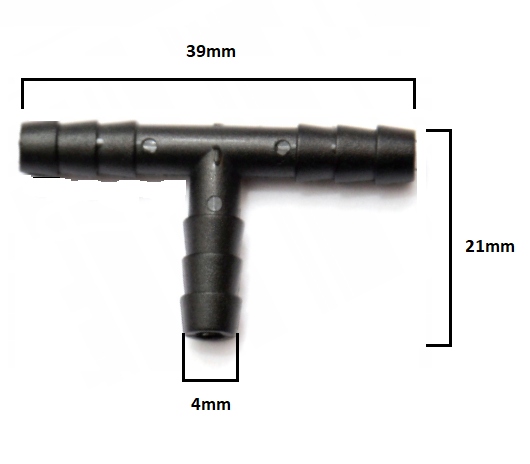 10X TRÓJNIK PLASTIKOWY UNIWERSALNY DO WĘŻY 4x Producent części 3F Quality
