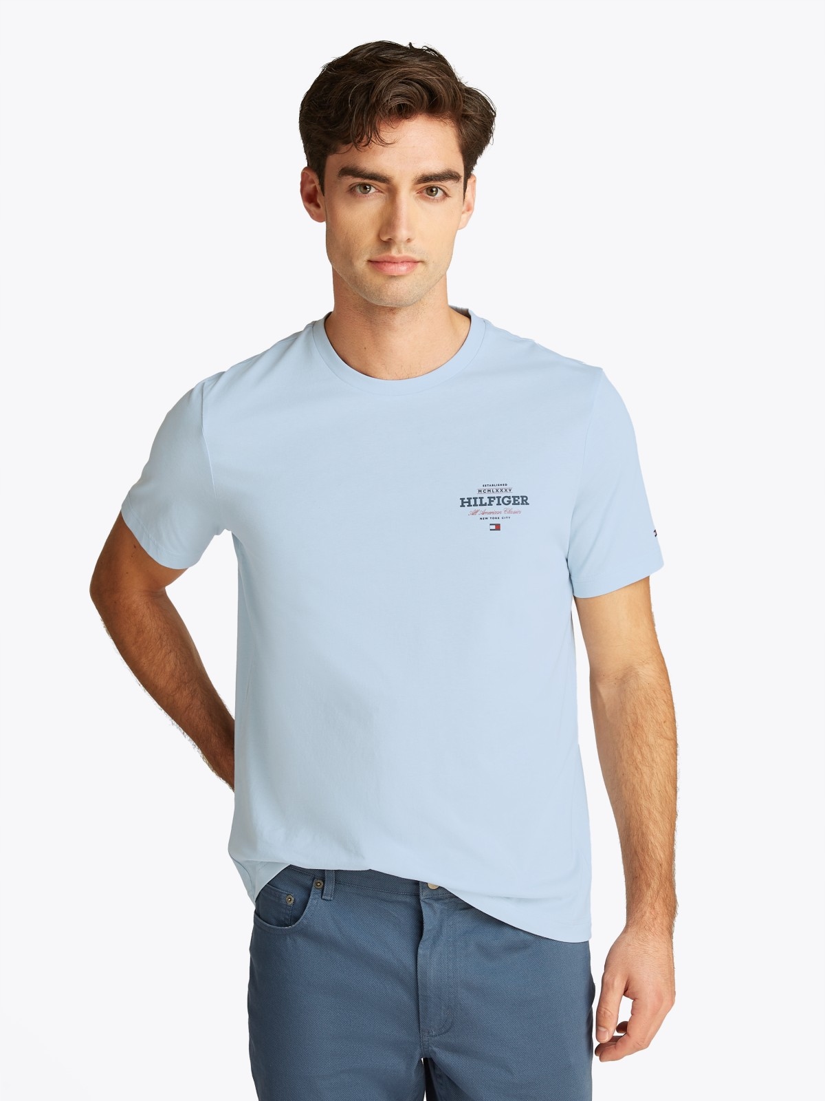 Pánské triko Tommy Hilfiger Logo Crew Neck T-Shirt