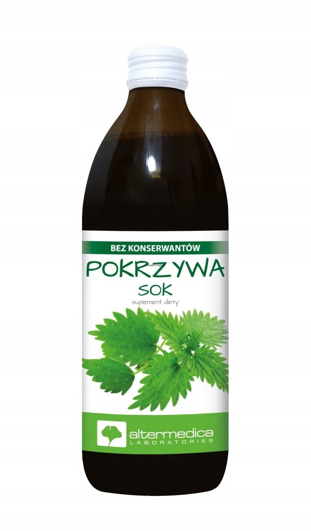 

Pokrzywa sok z pokrzywy 500 ml Bez Konserwantów