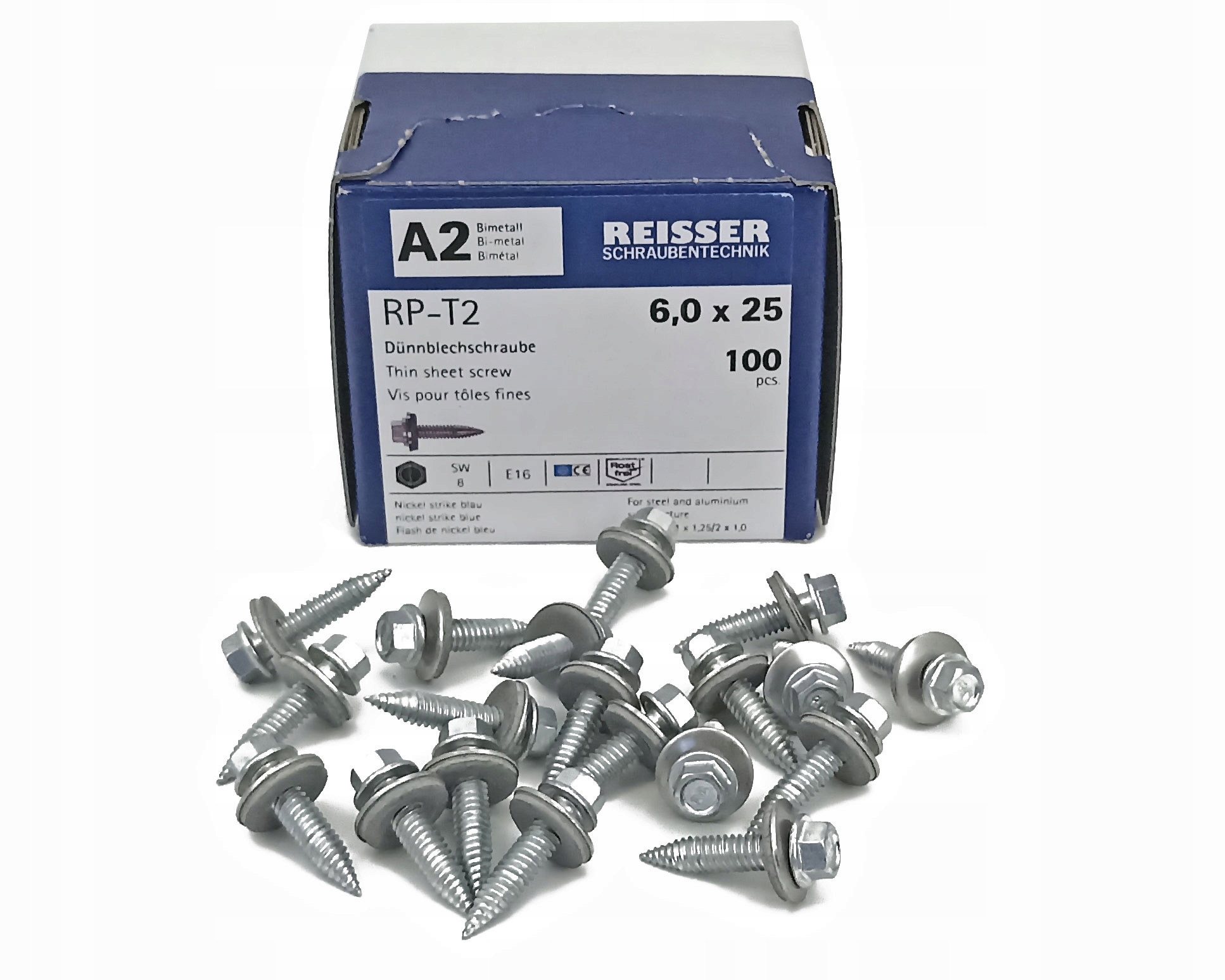 Wkręty do fotowoltaiki Reisser RP-T2 6X25 A2