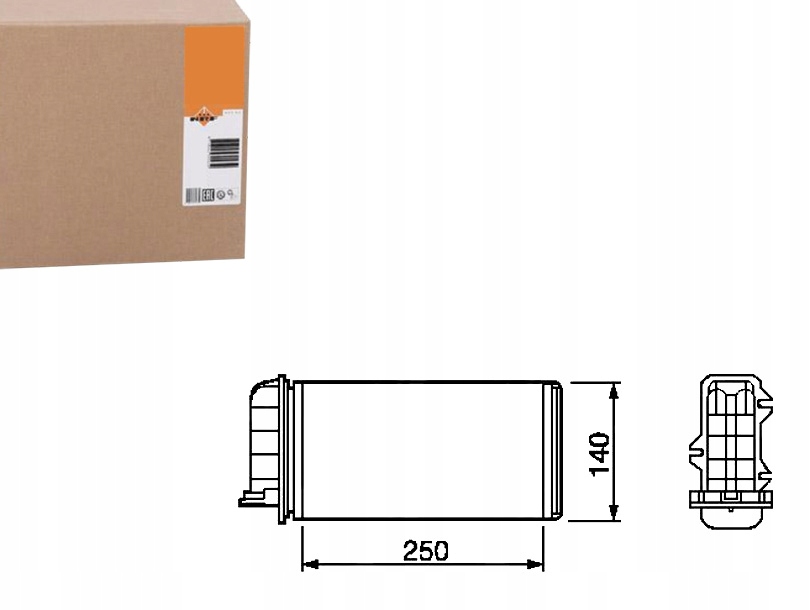 Печка nrf 93550 ft6183 drr09001 6043020