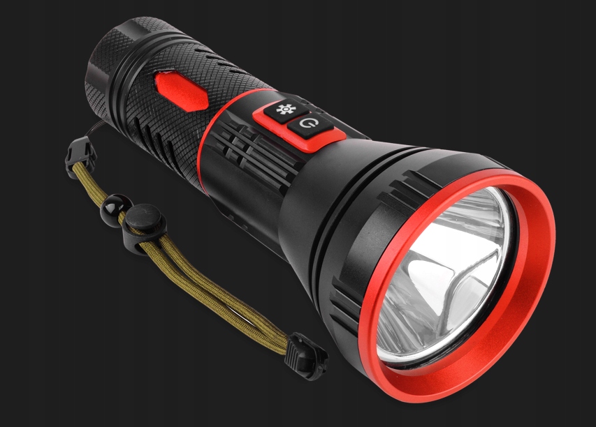Latarka Led przenośna 650lm Accu Indus powerbank IP44 Germina