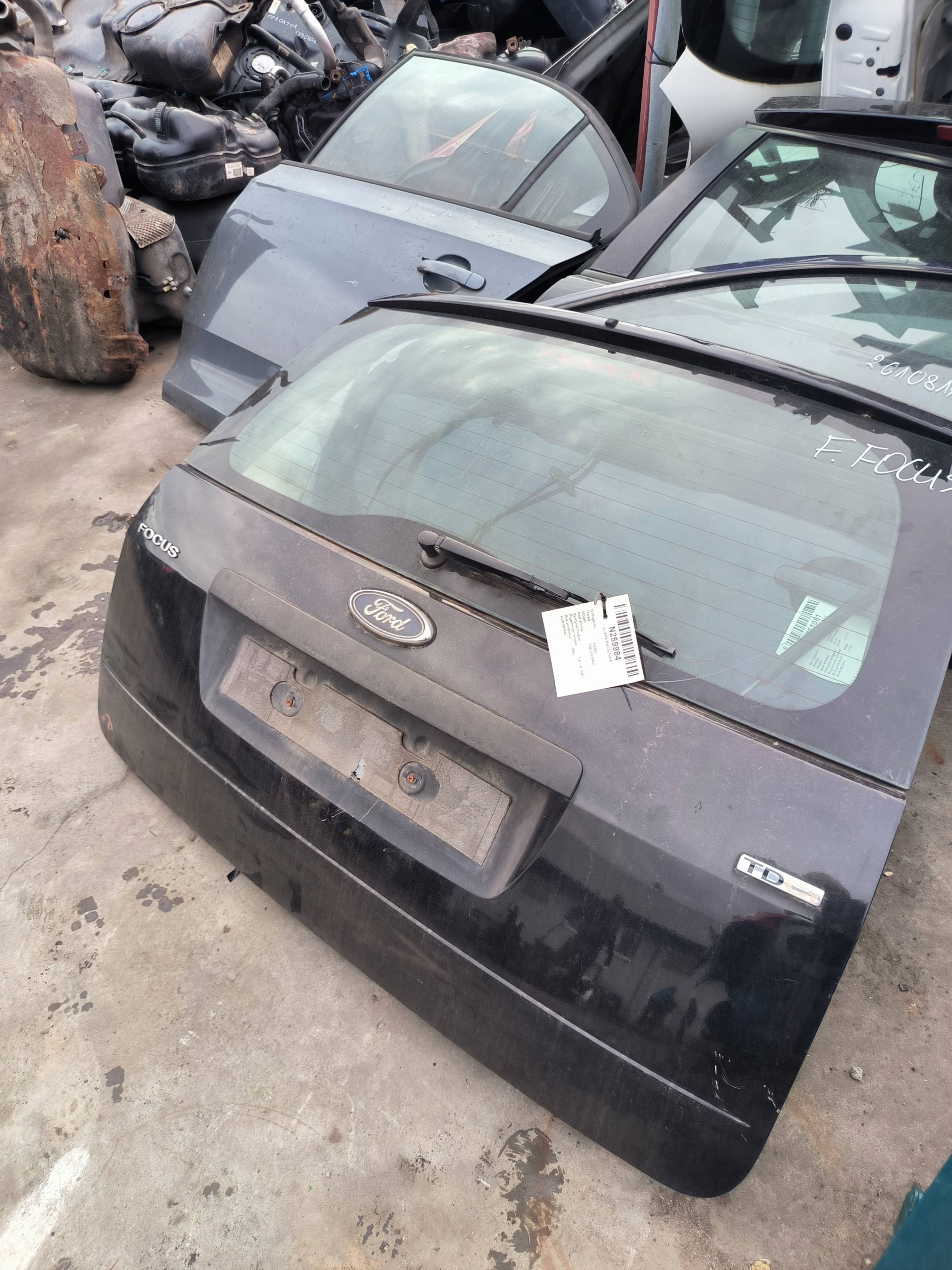 trunk door boot black FORD FOCUS MK2 KOMBI