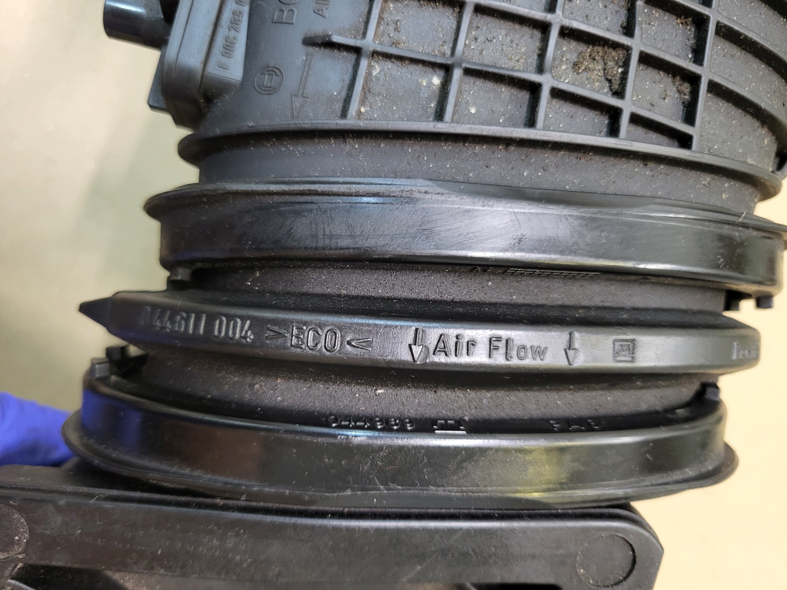 ansaugrohr kanal schlauch luft luftmassenmesser MERCEDES ML GL W164 350 CDI OE
