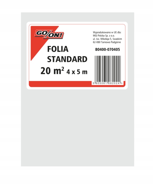 

Go/on! Folia malarska standard 4 x 5 m