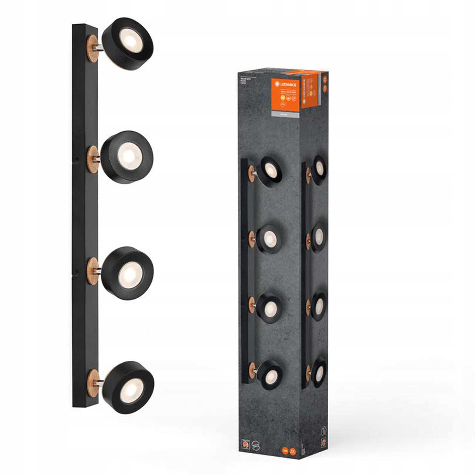 Led nástěnná lampa Stropní svítidlo Nástěnné svítidlo 19.2W 1250lm Cct Spot