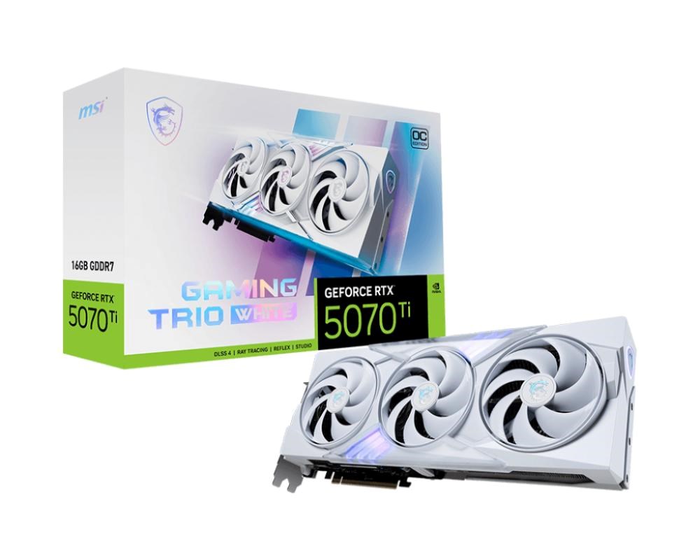 Msi GeForce Rtx 5070 Ti 16G Gaming Trio Oc White