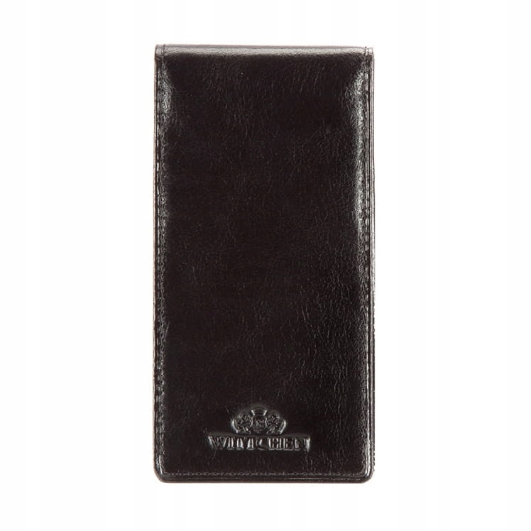 Černé kožené pouzdro na kreditní karty Wittchen Italy 21-2-170-L1