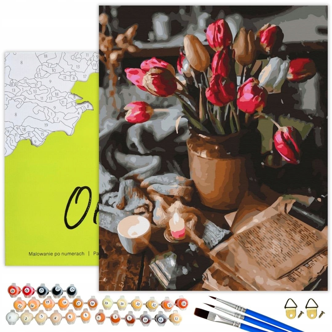 Malování Podle Čísel Obrázky pro malování podle čísel Tulipány Oh Art