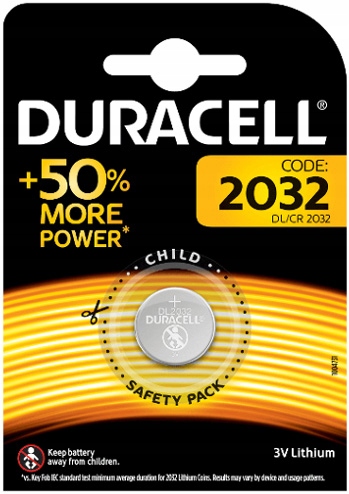 

Bateria Litowa Baterie Duracell CR2032 DL 2032
