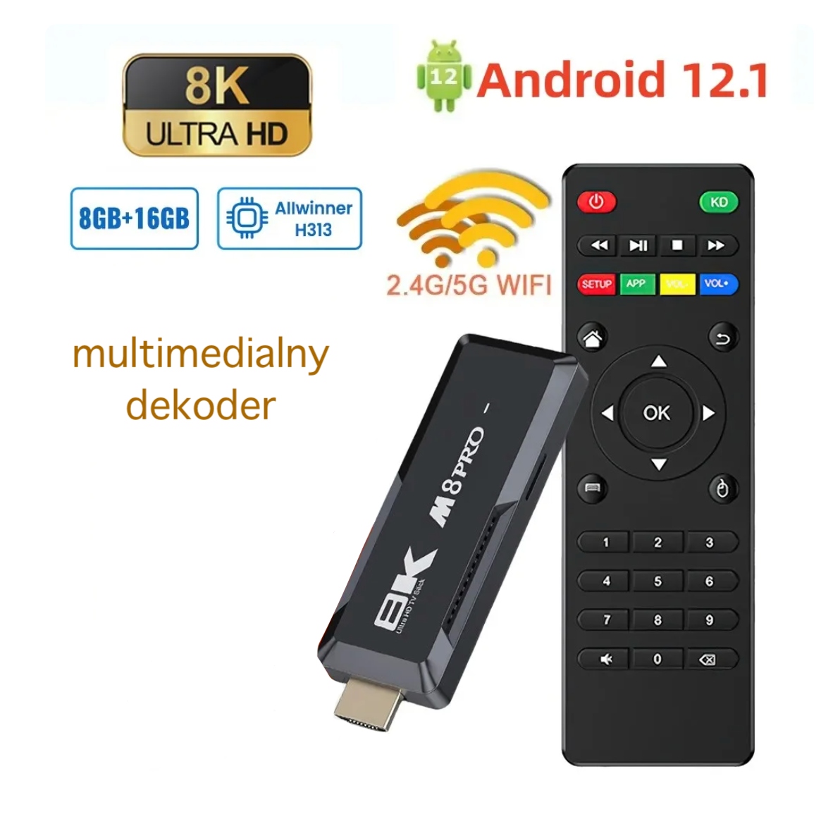 Zestaw WiFi Top Box Android
