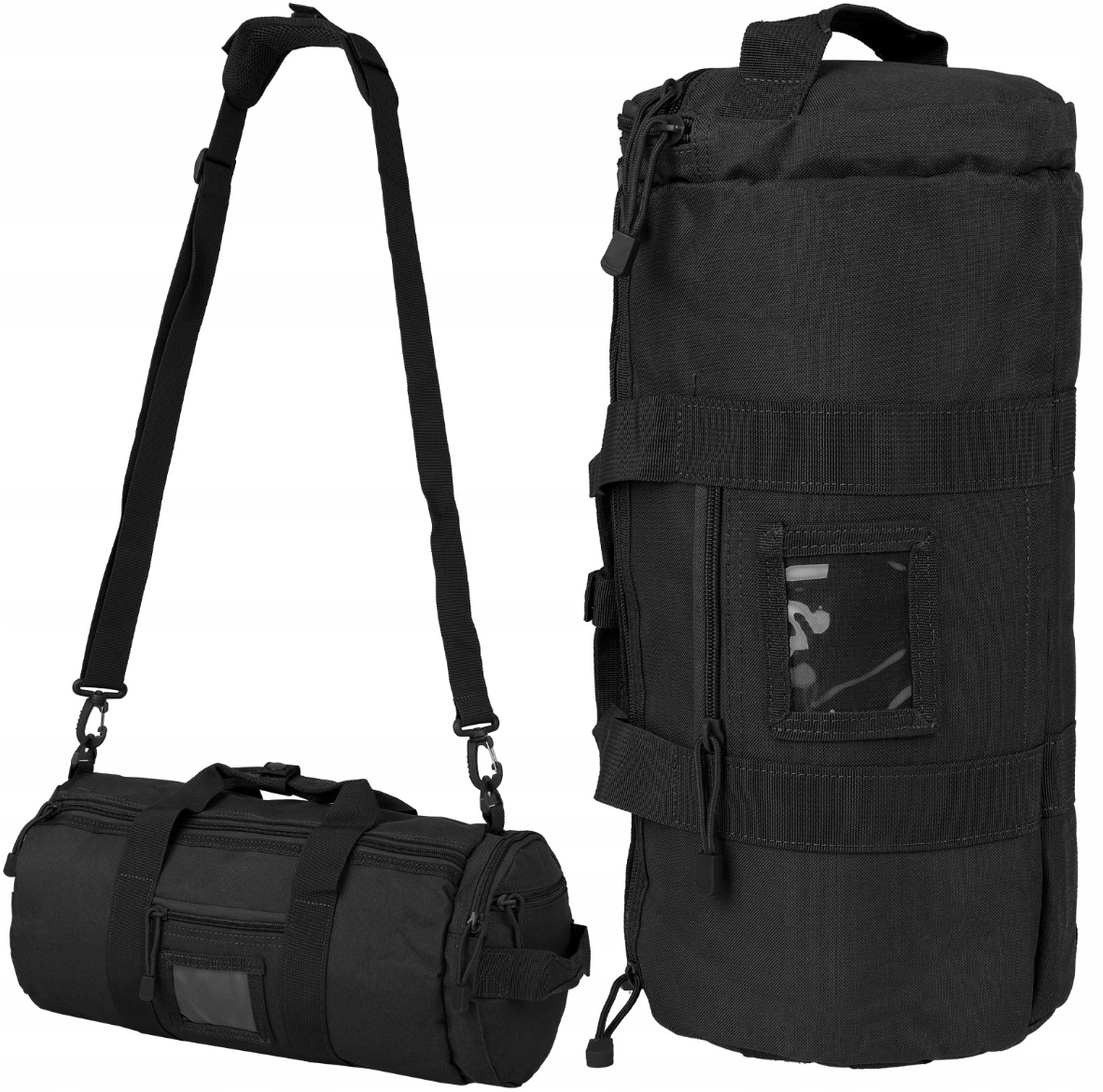 Vojenská taktická cestovní taška Mfh Operation Bag Round 12 l černá