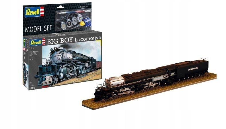 MODEL SET AMERYKAŃSKA LOKOMOTYWA 