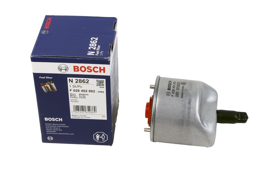 026 402 - Топливный фильтр BOSCH F026402862 PEUGEOT CITROEN