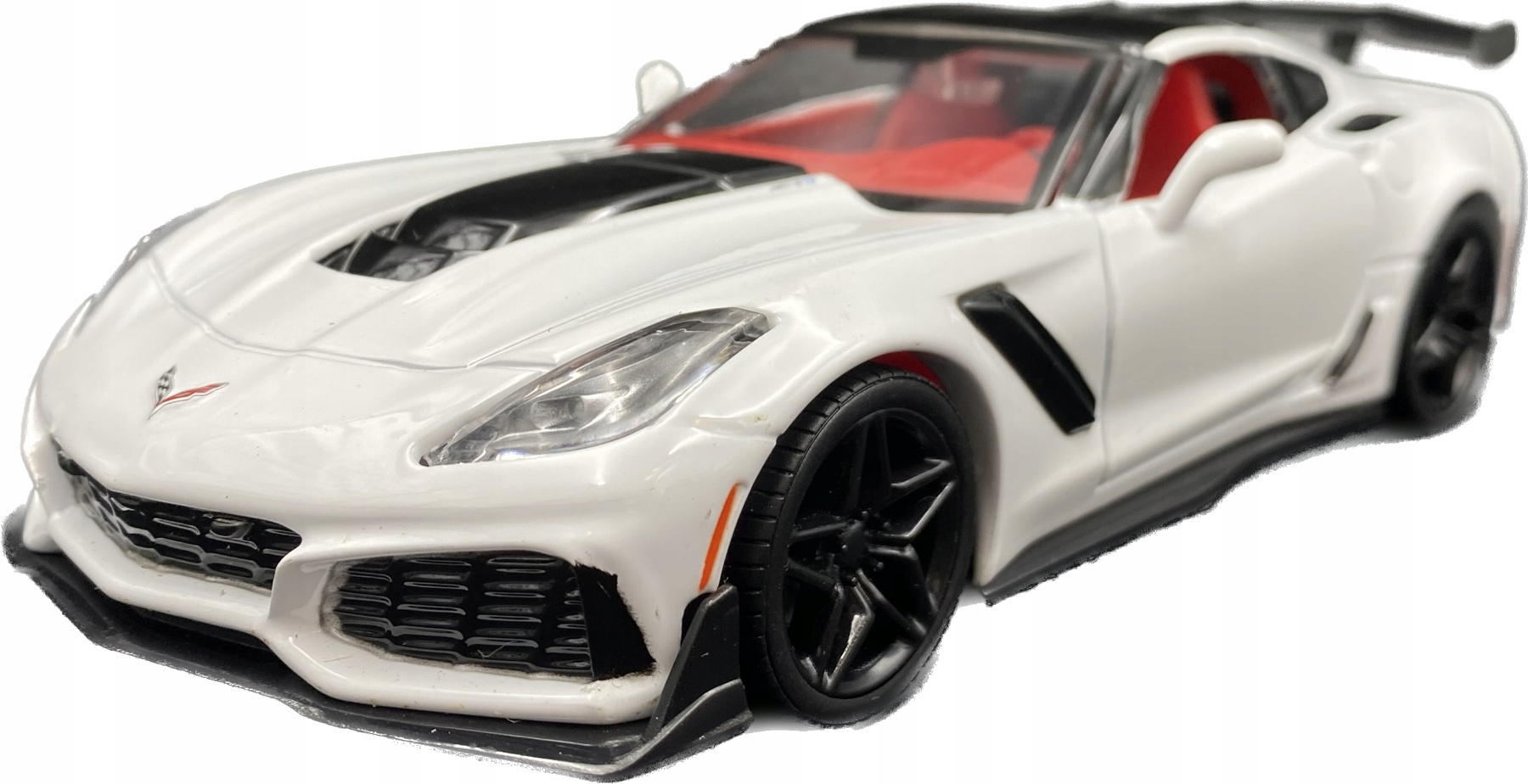Corvette ZR1 2019 bílá 1:24 Motormax 79356