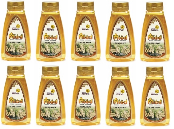 10 x 370 g Soudecký Bartnik Akátový med s dávkovačem Karton