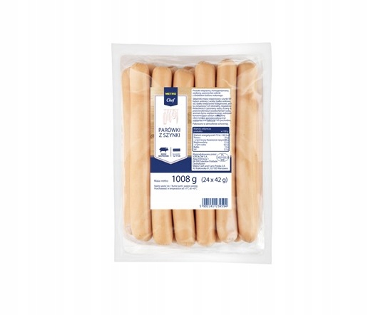 Metro Chef Šunkové párky 24 x 42 g