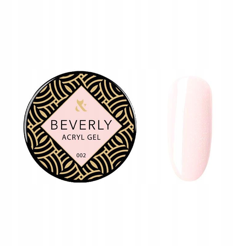 F.o.x Acryl Gel Beverly 002 30 ml Béžový akrylový stavební gel Led/uv na nehty