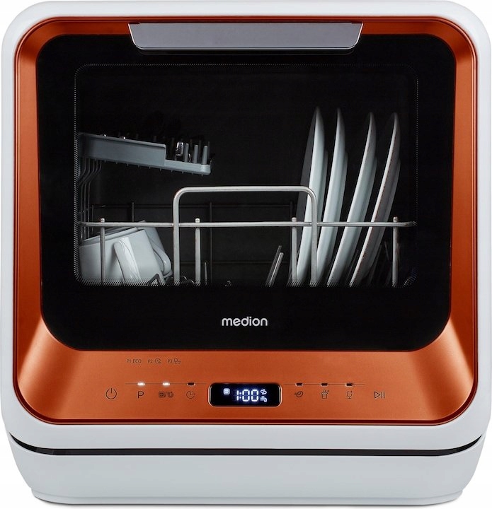 Mała Zmywarka Stołowa Wolnostojąca 2 Komplety 6 Programów 5L Do Kampera