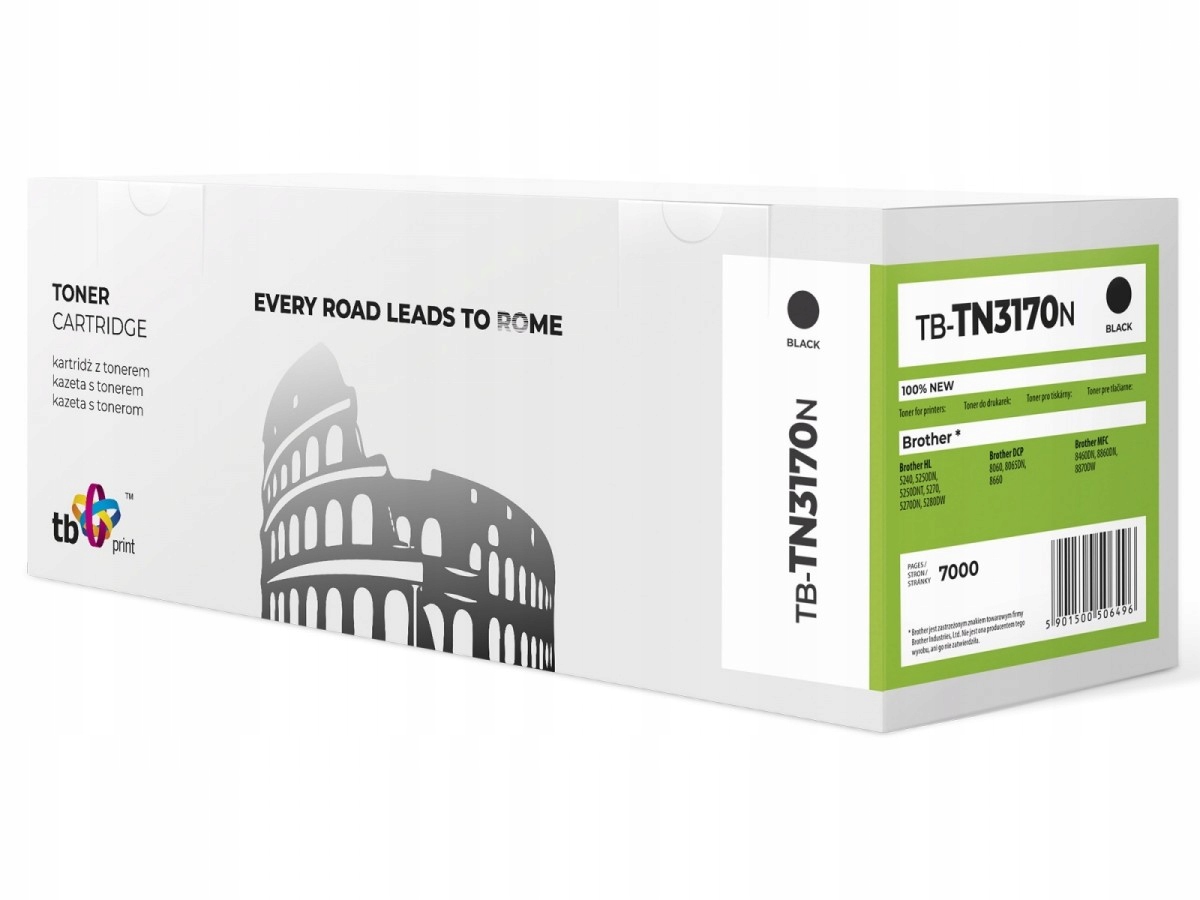 Tb Print Toner do Brother TN3170 TB-TN3170N Bk 100% nowy